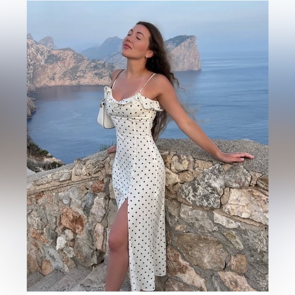 Zara Polka Dot Beach Dress Limited Edition Size Sm - Picture 5 of 14